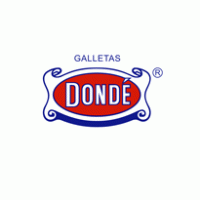 galletas dondé logo vector logo
