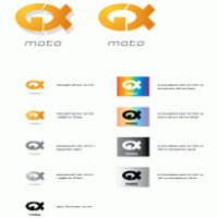 GX moto logo vector logo