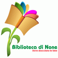 Biblioteca di None logo vector logo
