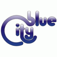 Blue City logo vector logo