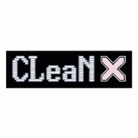 CLeaN X logo vector logo