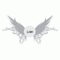 Grunge logo vector logo
