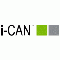 i-CAN logo vector logo