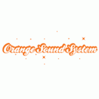 orange sound system logo vector logo