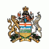 Alberta coat of arms logo vector logo