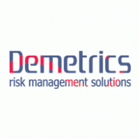 Demetrics risk management logo vector logo
