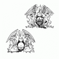 Queen Emblem logo vector logo
