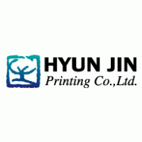 Hyun Jin Printing logo vector logo