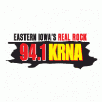94.1 KRNA Eastern Iowa’s Real Rock logo vector logo
