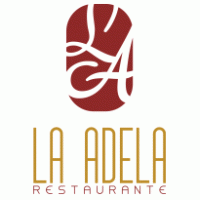 La Adela Restaurante logo vector logo