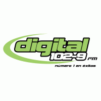 Digital 102.9 fm logo vector logo