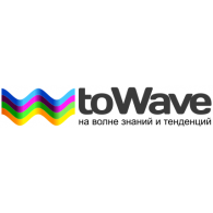to Wave logo vector logo
