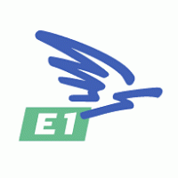 E1 logo vector logo