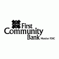 First Community Bank logo vector logo