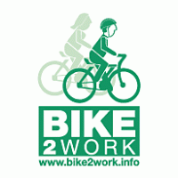 Bike 2 Work logo vector logo