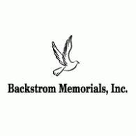 Backstrom Memorials logo vector logo