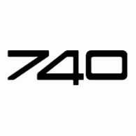 740 logo vector logo