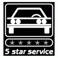 5 Star Service logo vector logo