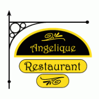 Angelique Restaurant logo vector logo