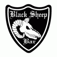 Black Sheep Bar logo vector logo