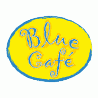 Blue Cafй logo vector logo
