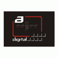 a digital logo vector logo