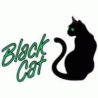 Black Cat Music logo vector logo
