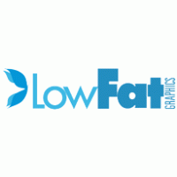 LowFat Graphics logo vector logo