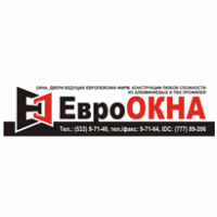 Evro Okna logo vector logo