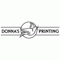 Donna’s Printing logo vector logo