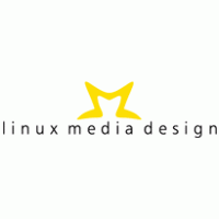 linux media design logo vector logo