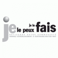 je le peux je le fais logo vector logo