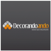 Decorandoando logo vector logo