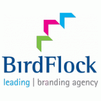BirdFlock logo vector logo