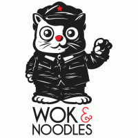 Wok & Noodles logo vector logo