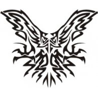 Tribal Eagle logo vector logo