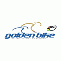 Golden Bike logo vector logo