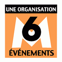 M6 Evenements logo vector logo
