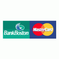 Bank Boston MasterCard logo vector logo