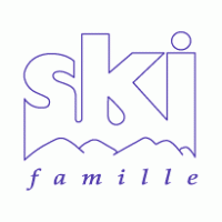 Ski Famille logo vector logo