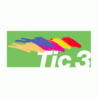 Tic 3 logo vector logo