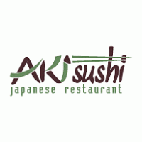Aki Sushi logo vector logo