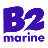 B2 Marine logo vector logo