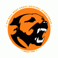 Pitbull West Coast logo vector logo
