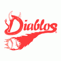 DIABLOS SOFTBALL logo vector logo