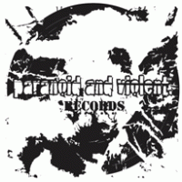 Paranoid and Violent Records logo vector logo