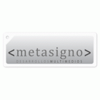 Metasigno logo vector logo