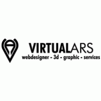 virtualars logo vector logo