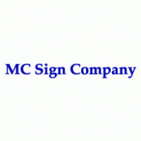 MC Sign Company logo vector logo