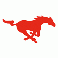 Southern Methodist Mustangs logo vector logo